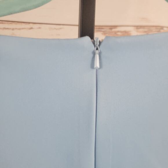 Lotus Threads Dress Fit and Flare Twist Detail Blue Size 20W - Picture 5 of 8